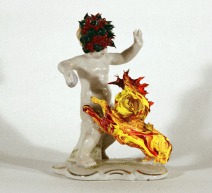 2009-16-x-13-x-8-cm-acrylic-and-oil-on-porcelain-object